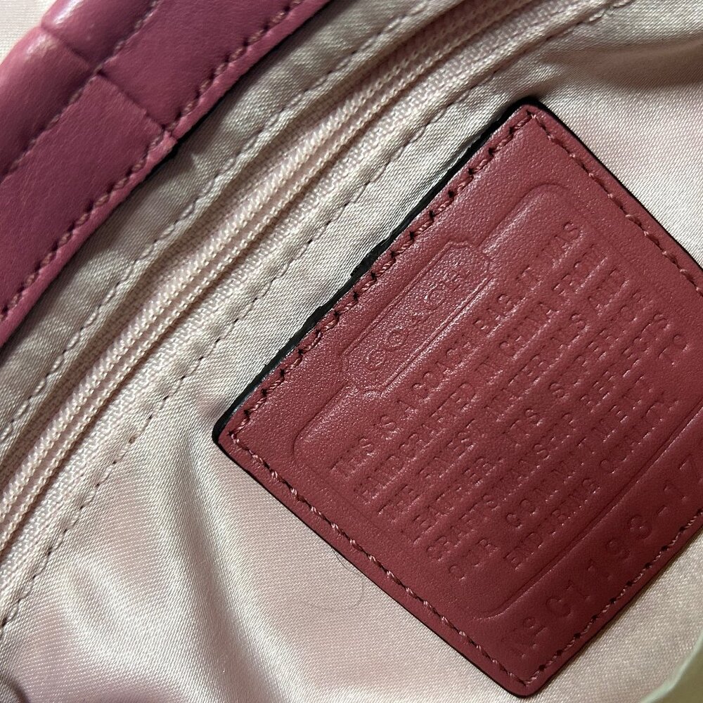 Coach Antique Rose Chelsea Adjustable Chain Purse with Scarf Included - Picture 10 of 11